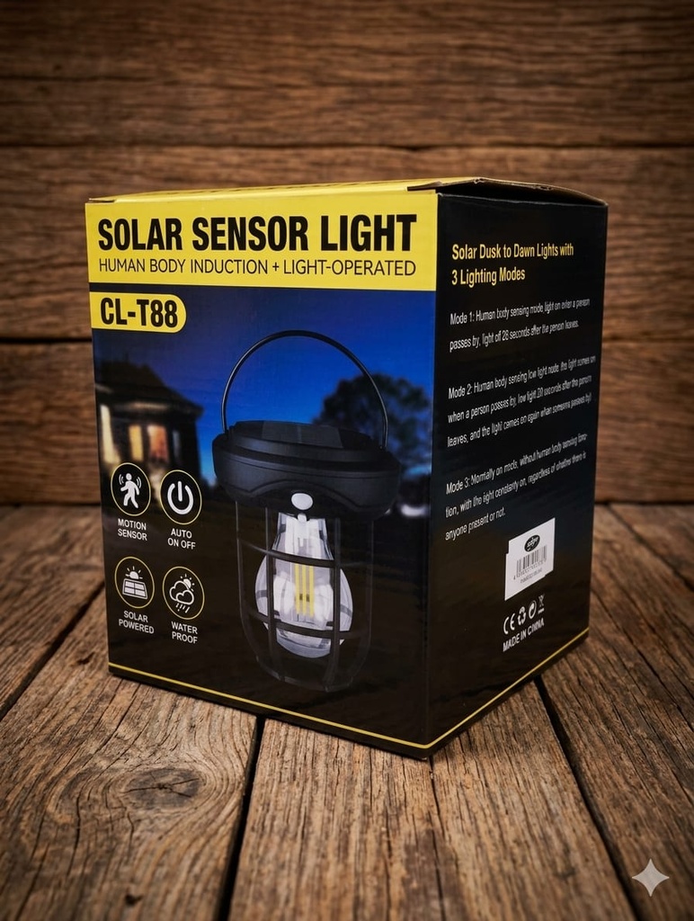 FAROL SOLAR DE PARED 3LED |CL-T88|