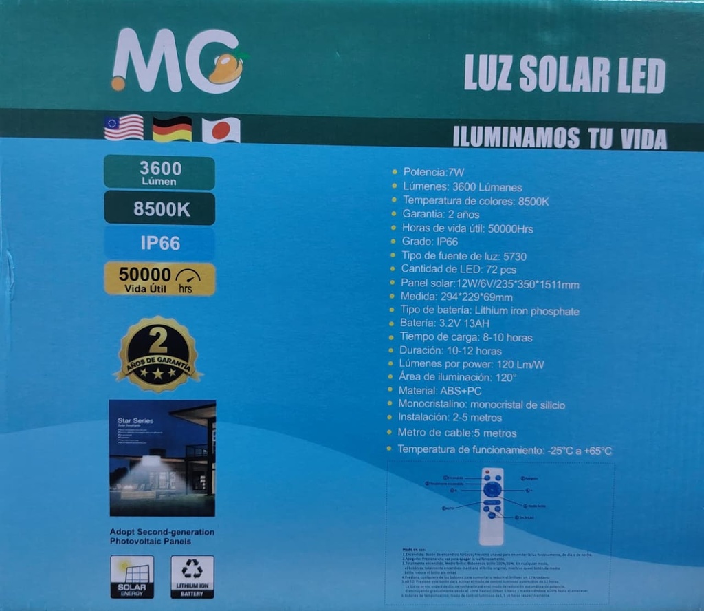 REFLECTOR SOLAR 300W ABS |440543| 