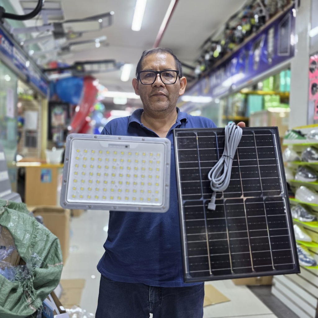 REFLECTOR CON PANEL SOLAR BIFACIAL 300W |440459|