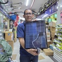 REFLECTOR CON PANEL SOLAR BIFACIAL 300W |440459|