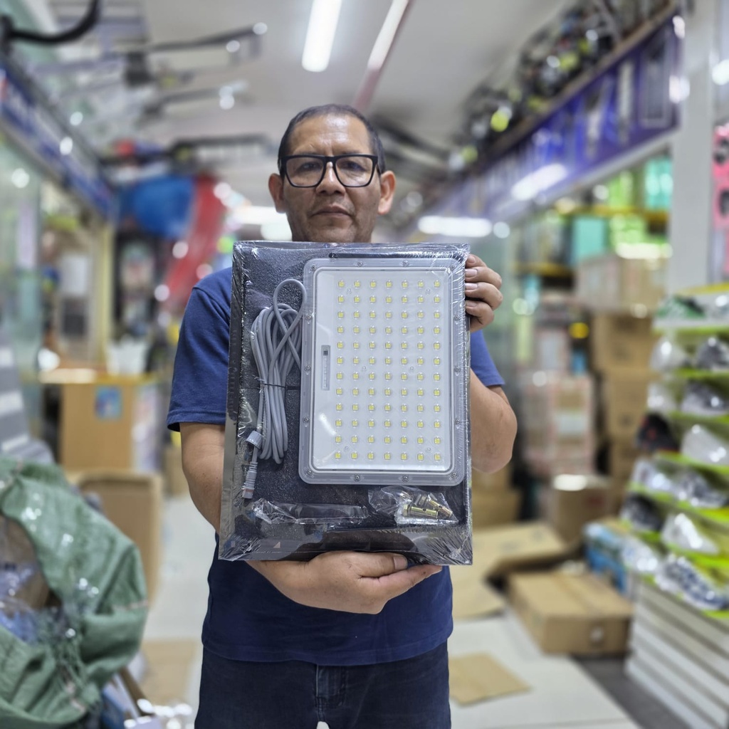 REFLECTOR CON PANEL SOLAR BIFACIAL 300W |440459|
