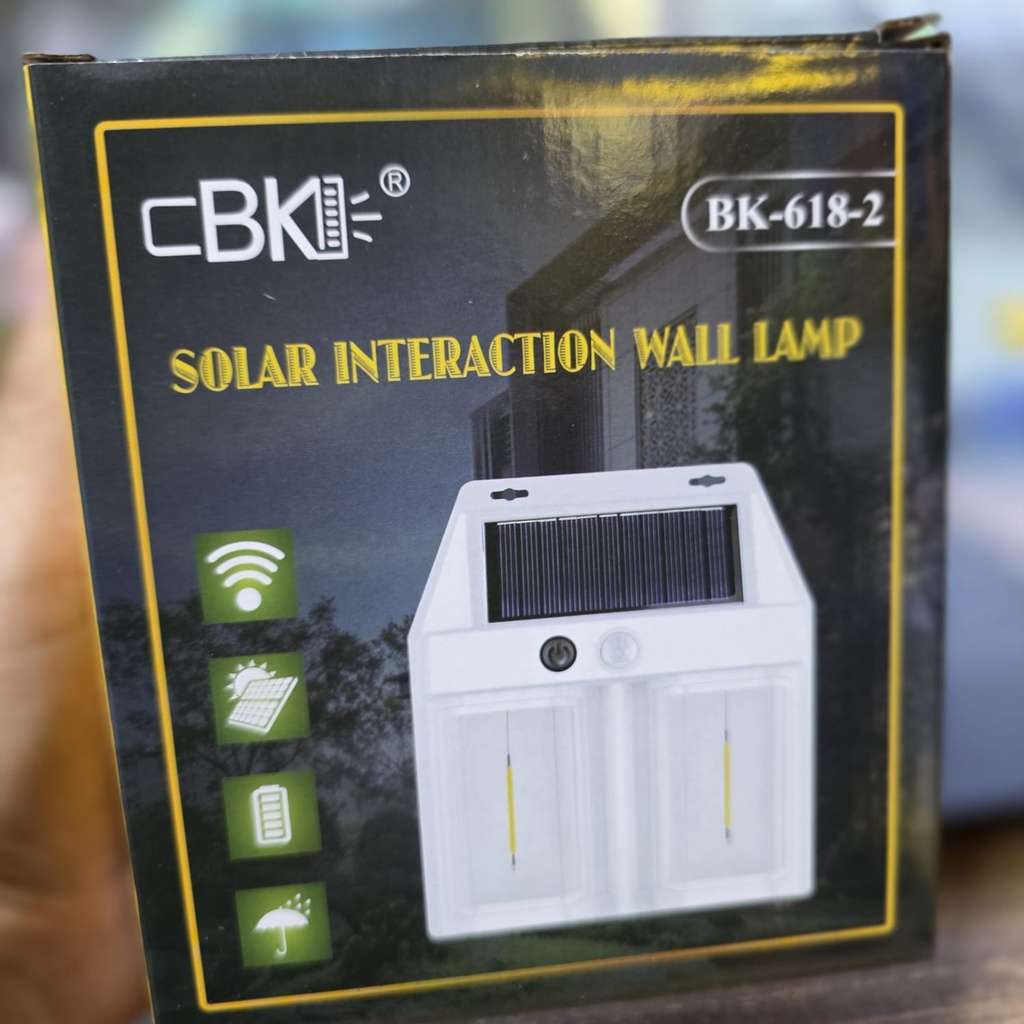 LAMPARA DOBLE SOLAR DE PARED |TY-029|
