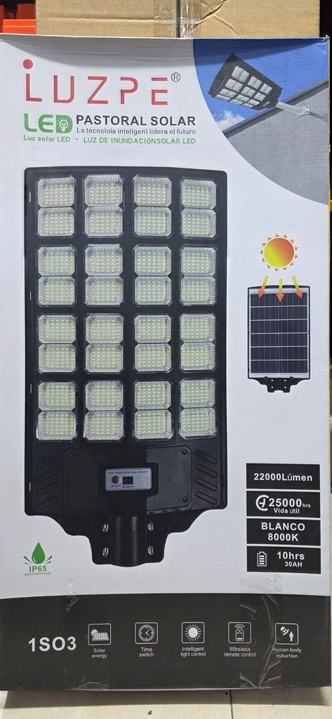 LUZ PASTORAL SOLAR 600W S/B |90311|