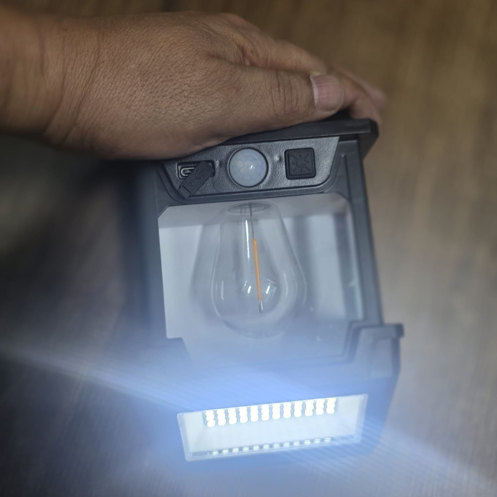 LAMPARA SOLAR + 2 FOCOS |TY048|