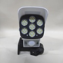 FOCO SOLAR MOD. CAMARA DE 77 LED CON SENSOR DE MOVIMIENTO |2178T|