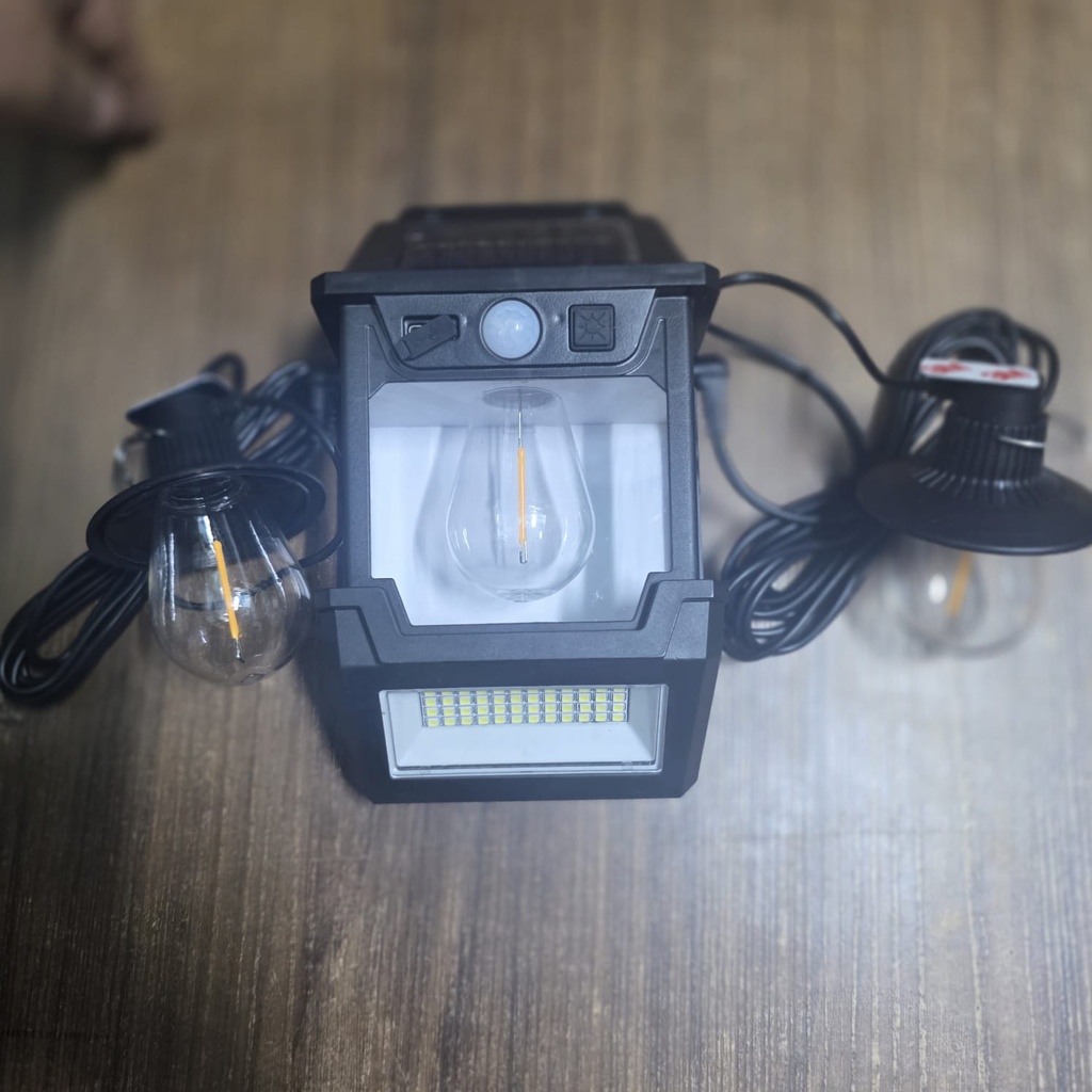 LAMPARA SOLAR + 2 FOCOS |TY048|