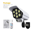 FOCO SOLAR MOD. CAMARA DE 77 LED CON SENSOR DE MOVIMIENTO |2178T|