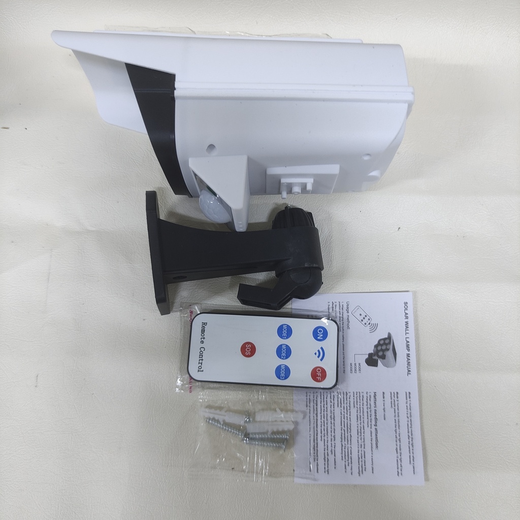 FOCO SOLAR MOD. CAMARA DE 77 LED CON SENSOR DE MOVIMIENTO |2178T|