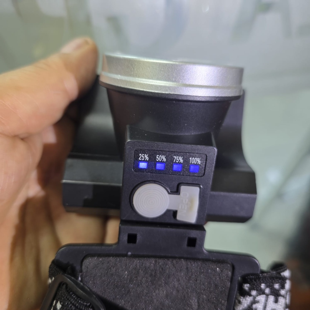 LINTERNA DE CABEZA SOLAR Y RECARGABLE |JN-589|