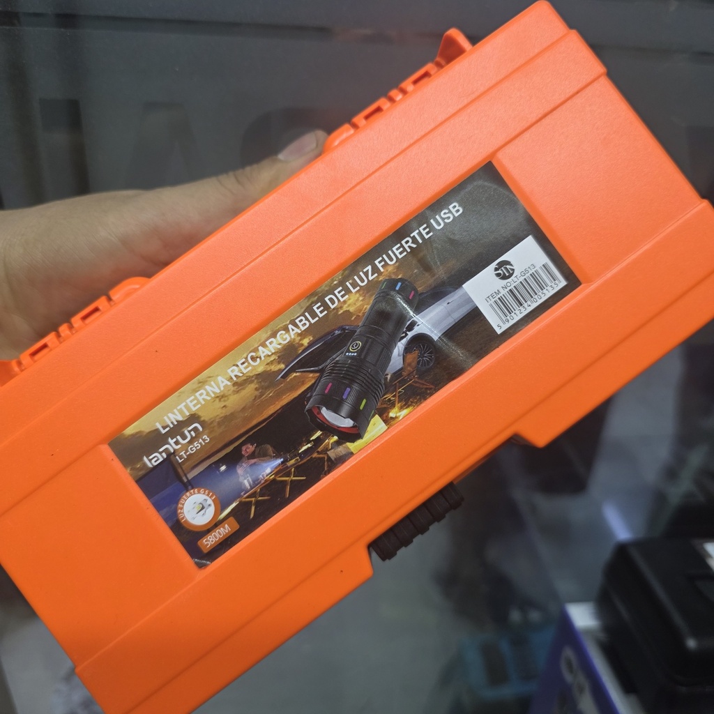 LINTERNA RECARGABLE ALTA POTENCIA |LT-G513|