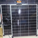 PANEL SOLAR 200W DE DOS PLIEGUES + CONTROLADOR DE CARGA PWM 20A |GFB-200W| 