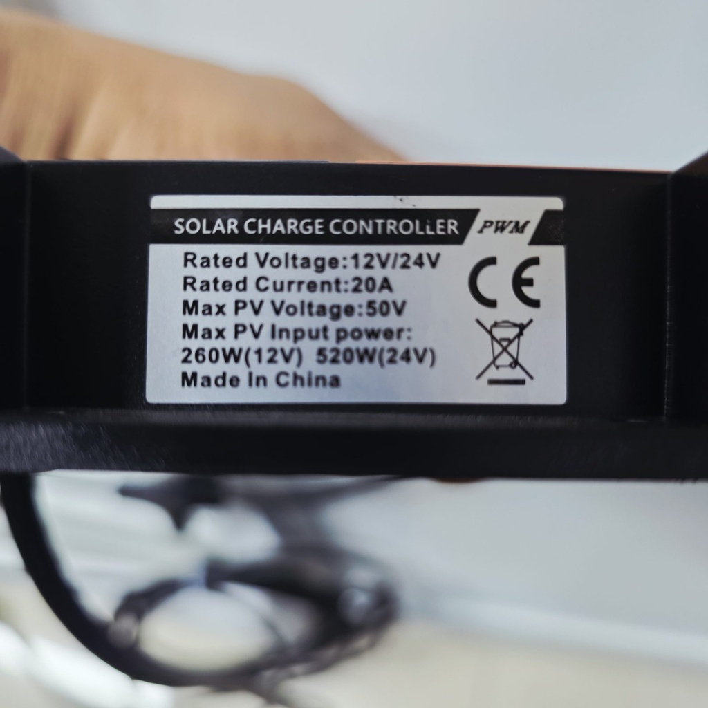 PANEL SOLAR 200W DE DOS PLIEGUES + CONTROLADOR DE CARGA PWM 20A |GFB-200W| 