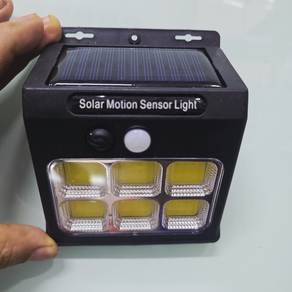 LUZ SOLAR 6 LUCES COB CON SENSOR DE MOVIMIENTO |AJ440493|