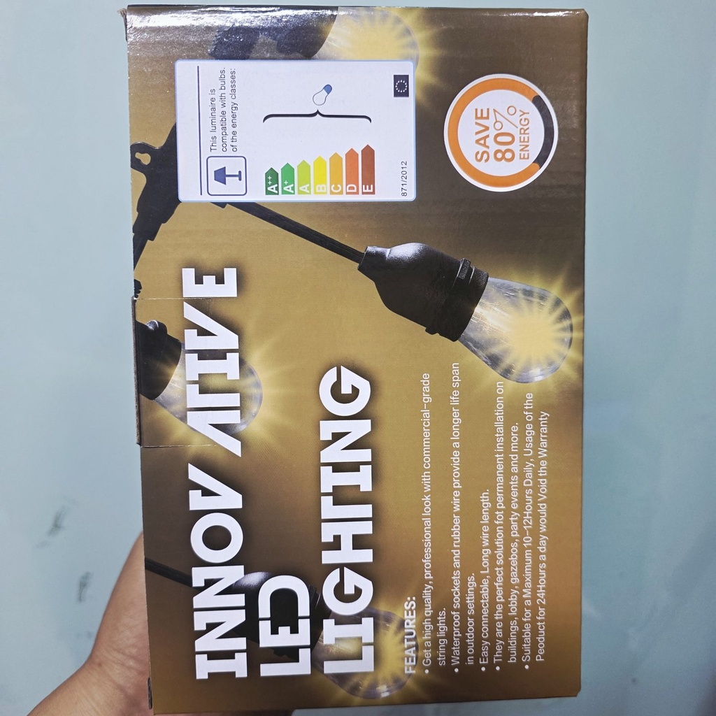 GUIRNALDA SOLAR 10m 10 LUCES |AJ440490|