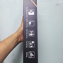 LINTERNA GIGANTE 30cm CON 9 BATERIAS DE LITIO RECARGABLE Y 3 LUCES DE COLORES |TY052|