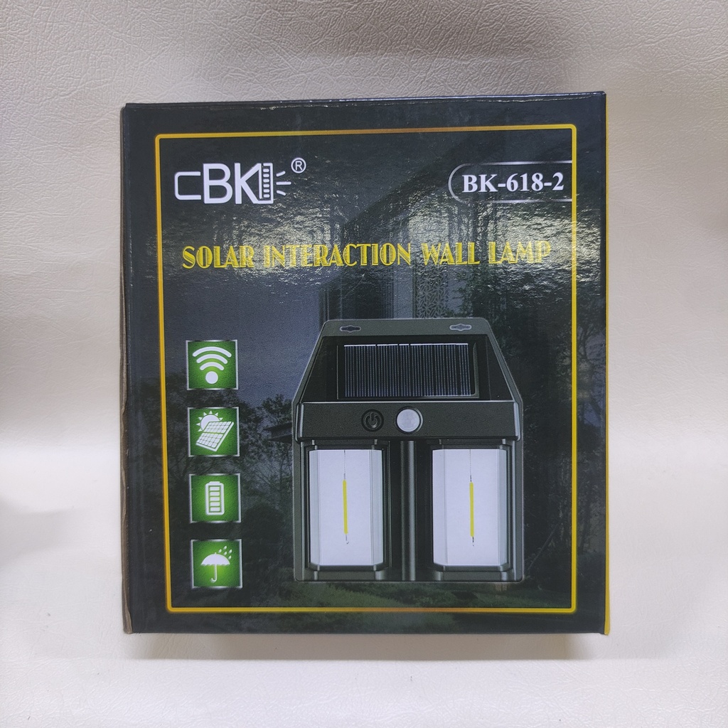 LAMPARA DOBLE SOLAR DE PARED |A-510|