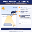 Luz solar de interior XDD-100 - cómo se instala