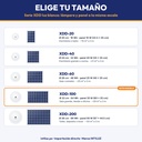 Luz solar de interior XDD-100 - elige tu tamaño