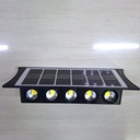 LUZ SOLAR DE PARED 10 LEDs BLANCO Y AMBAR |BK-10ByA|