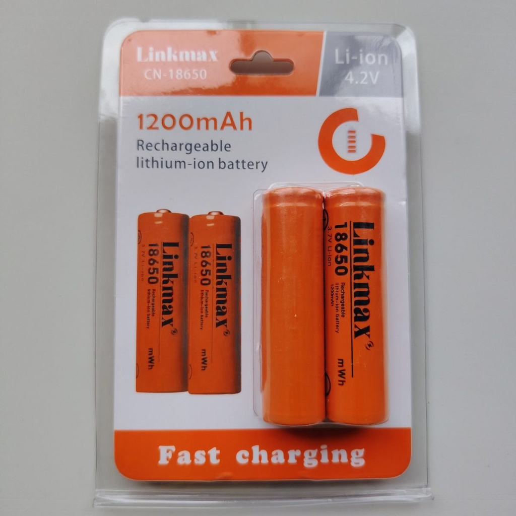 BATERIA DE LITIO RECARGABLE 1200mAh-- 18650 - foto