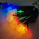 LUCES DE NAVIDAD SOLAR FRESA AMBAR / MULTICOLOR 5M - foto