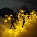 LUCES DE NAVIDAD SOLAR FLORES DE CEREZA 5M - foto
