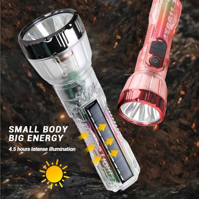 LINTERNA SOLAR Y RECARGABLE |JF10930|