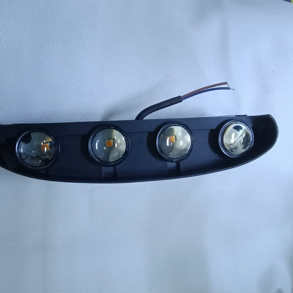 LAMPARA LED  DE PARED 8 LUCES AMBAR 8W |8W-WW|