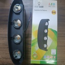 LAMPARA LED  DE PARED 8 LUCES AMBAR 8W |8W-WW|