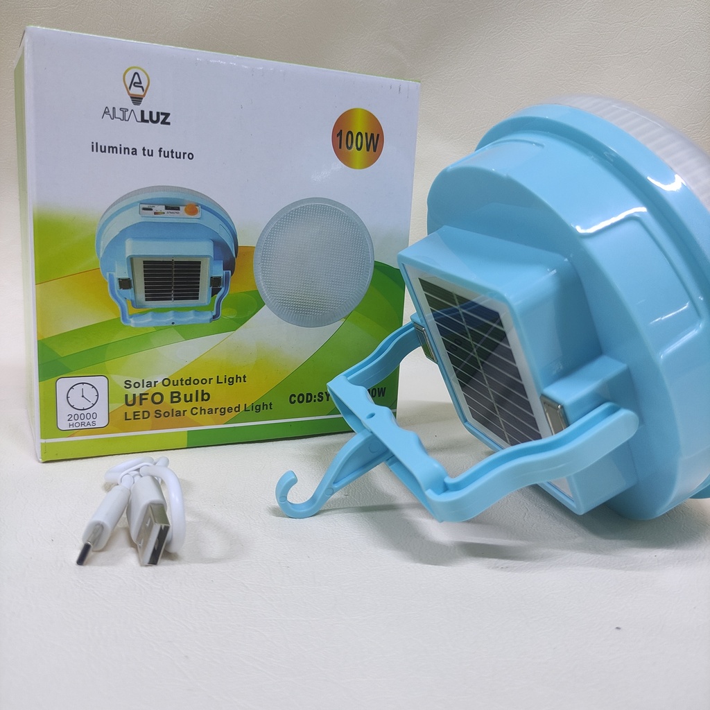 BOMBILLO RECARGABLE SOLAR 100W |SY-S03-100W|