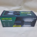 LUZ SOLAR DE PARED 12 LEDs – Pack x2 Unid. 