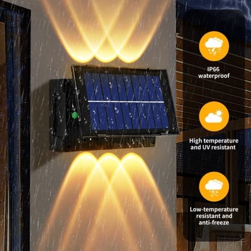 LUZ SOLAR DE PARED 6 LEDs  |DK133|