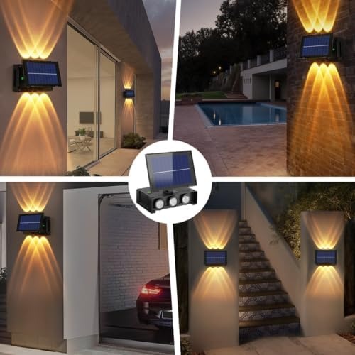 LUZ SOLAR DE PARED 6 LEDs  |DK133|
