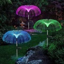 LUZ SOLAR ESTACA FLOR MEDUSA - Pack 2 unid.