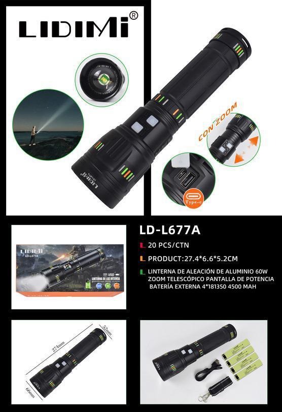 LINTERNA GIGANTE LIDIMI 60W |L677A|