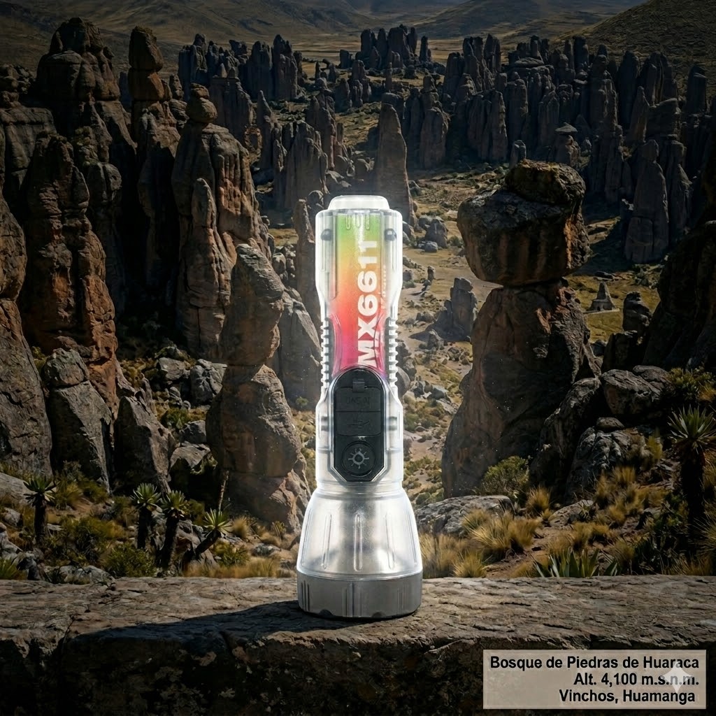 LINTERNA SOLAR Y RECARGABLE |JF10930|