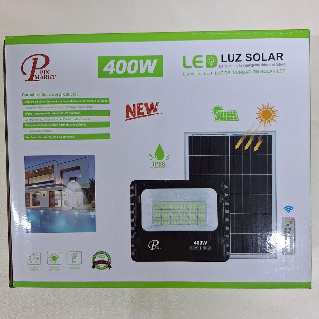 REFLECTOR SOLAR ACAMPANADO 400W |S04 90064|