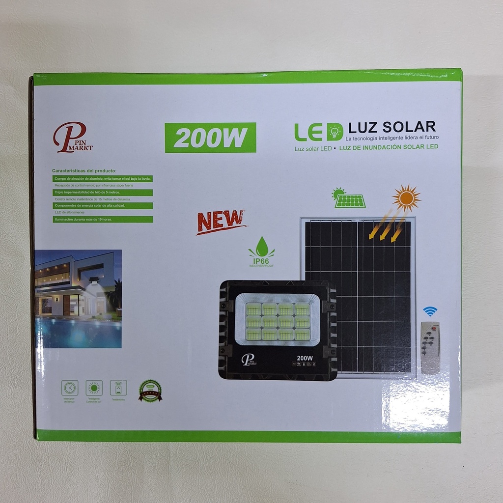 REFLECTOR SOLAR ACAMPANADO 200W |90062| 