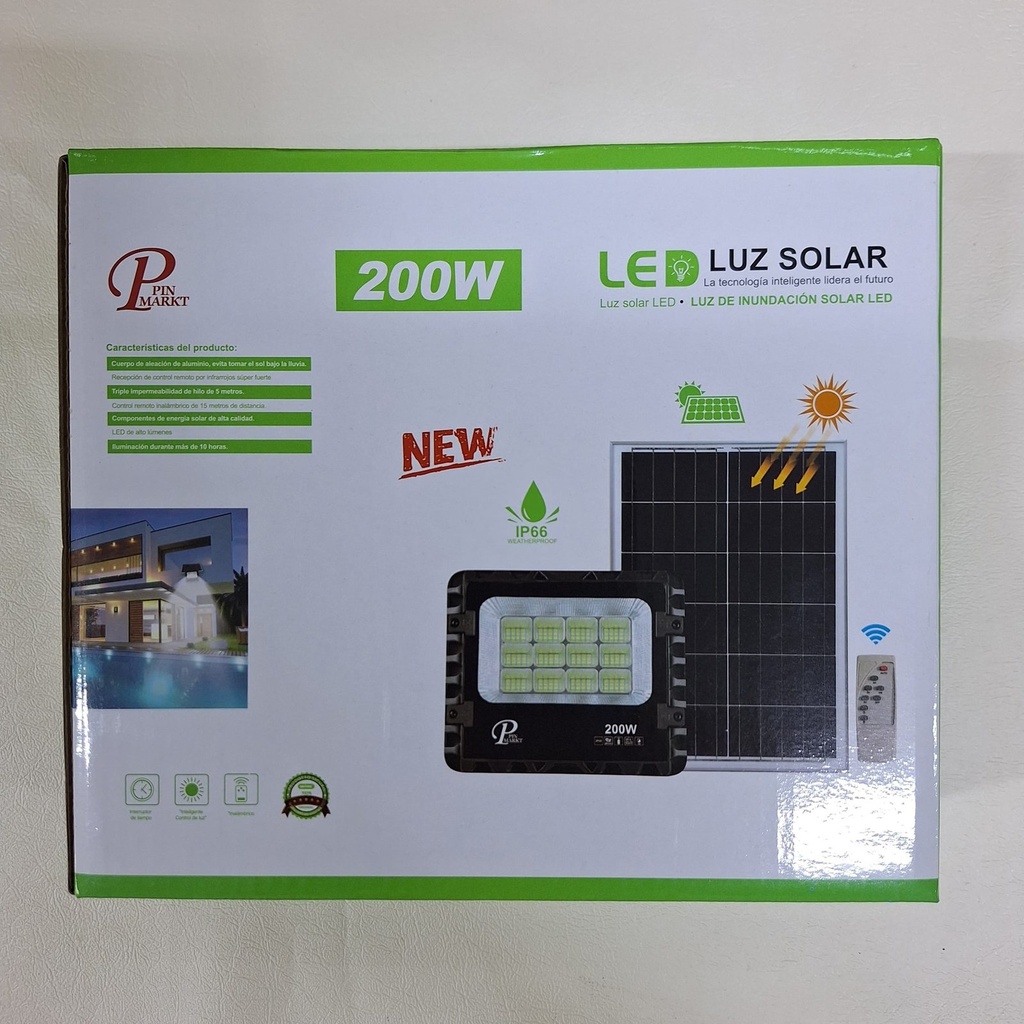REFLECTOR SOLAR ACAMPANADO 200W |90062| 