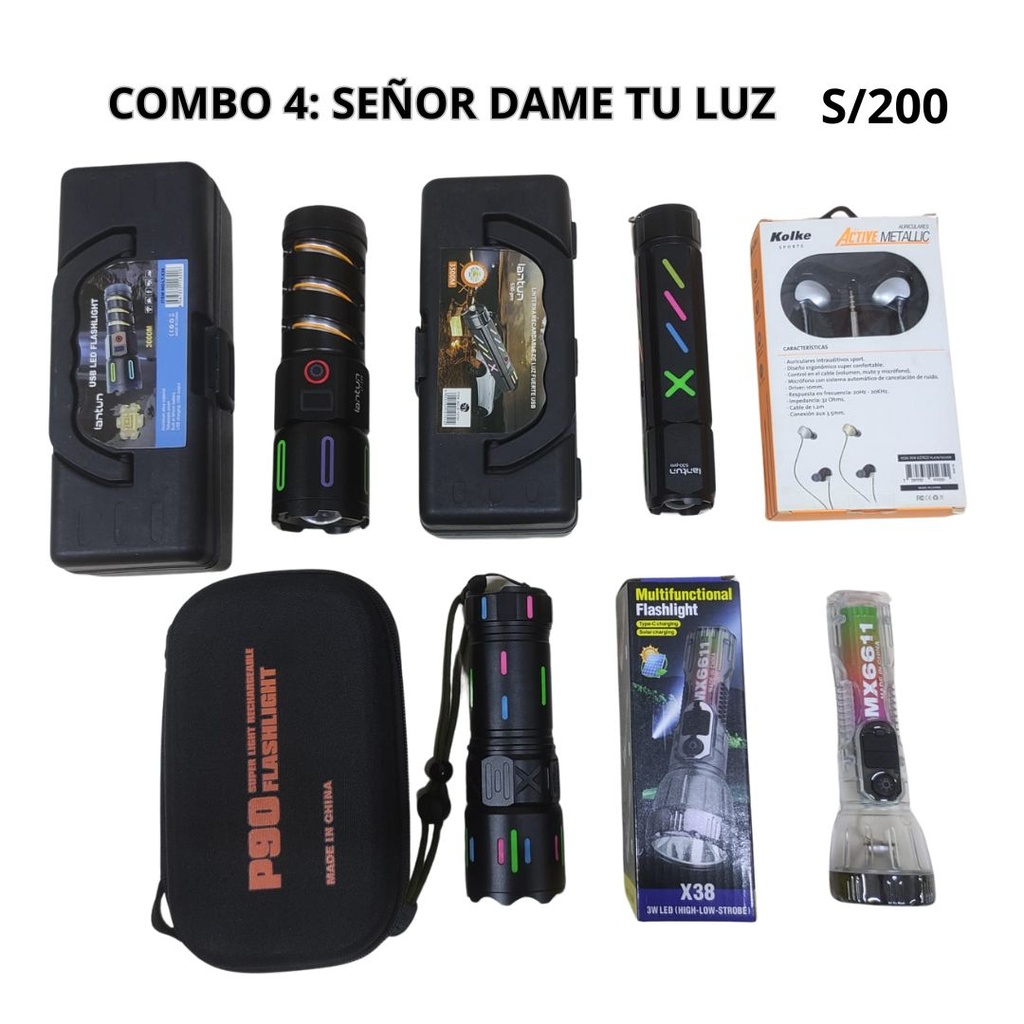COMBO 4: SEÑOR DAME TU LUZ
