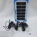 PANEL SOLAR CARGADOR DE CELULAR + 3 FOCOS |8282|