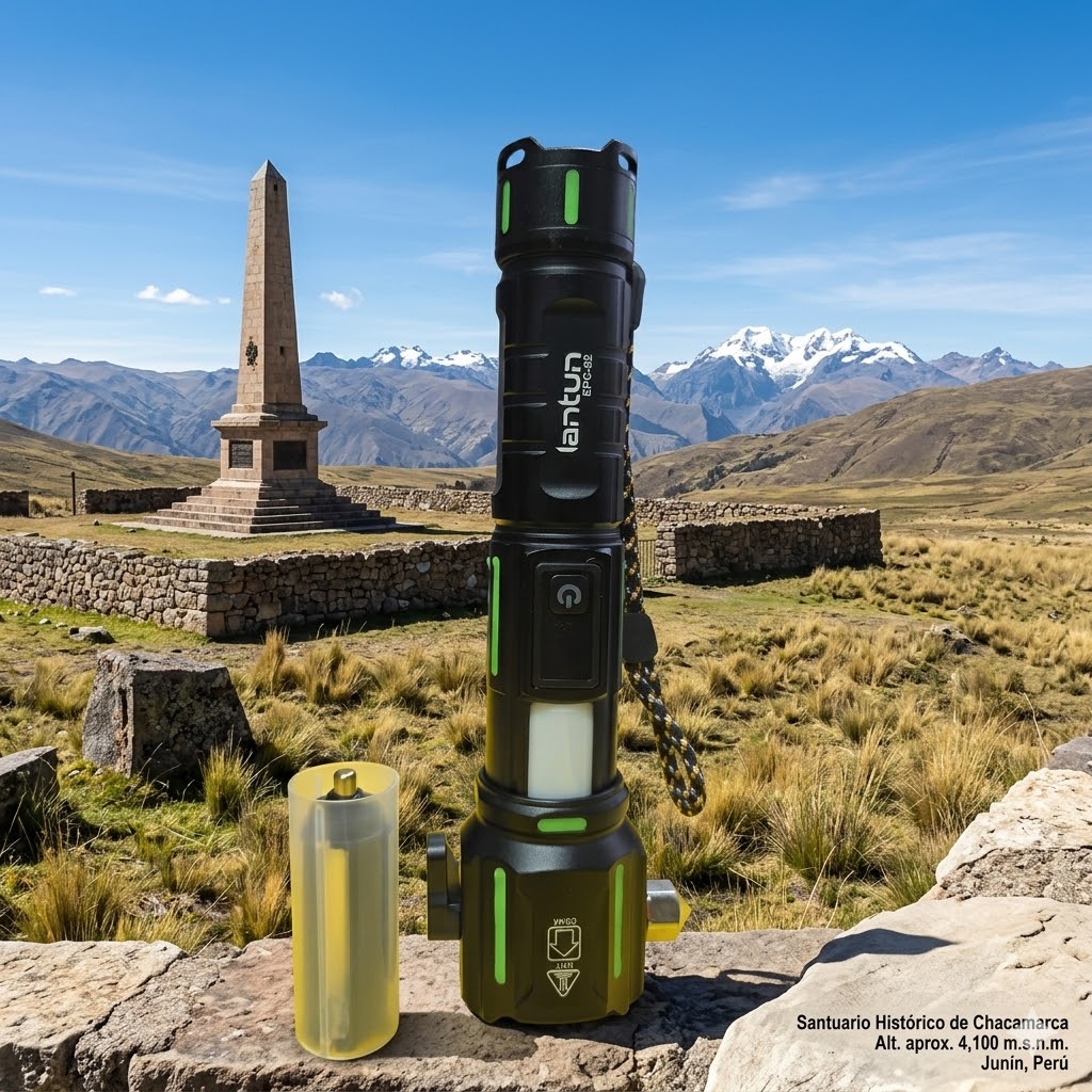 LINTERNA RECARGABLE CON ROMPECRISTALES |EPC-82|
