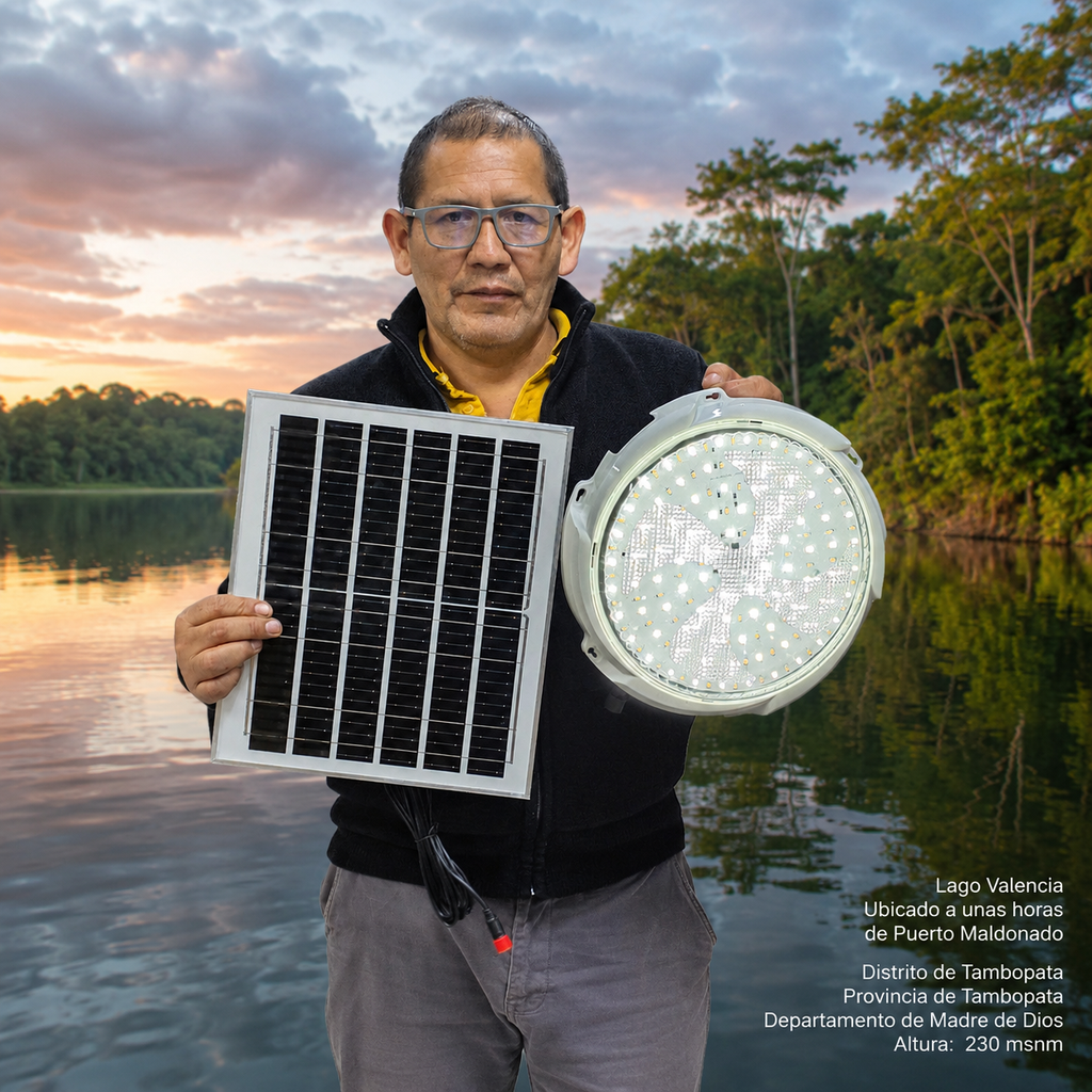 LAMPARA SOLAR 200W PARA HABITACIONES COLOR BLANCO Y AMBAR |NAY-118|