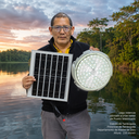 LAMPARA SOLAR 200W PARA HABITACIONES COLOR BLANCO Y AMBAR |NAY-118|