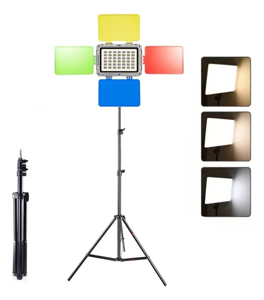 LUZ DE RELLENO LED CON FILTRO RGB RECARGABLE |JF12692|