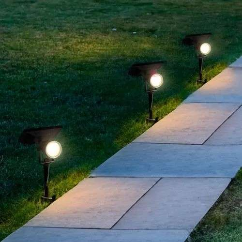 LUCES SOLARES DE JARDIN CALIDO CON ESTACA  |RS13610| 