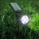 LUCES SOLARES DE JARDIN BLANCO CON ESTACA  |RS13610|  