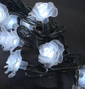 LUCES DE NAVIDAD SOLAR ROSA BLANCA 5M-20 LED