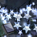 LUCES DE NAVIDAD SOLAR ESTRELLA BLANCA 5M-20 LED