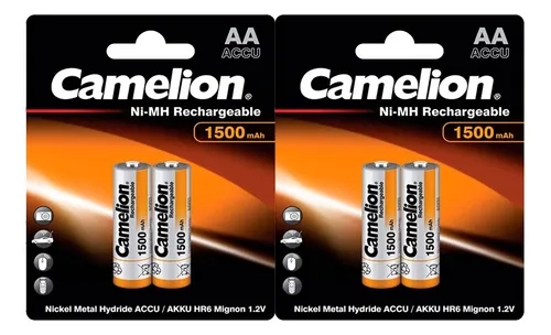 PILA RECARGABLE CAMELION AA 1500mAh BL/2 |AA1500BP2|